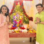 Garima Parihar Instagram - "May the blessings of Lord Ganesha fill your life with joy and prosperity. Happy Ganesh Chaturthi!" 🙏🐘 Mumbai, Maharashtra