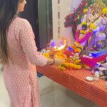Garima Parihar Instagram - "May the blessings of Lord Ganesha fill your life with joy and prosperity. Happy Ganesh Chaturthi!" 🙏🐘 Mumbai, Maharashtra