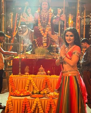 Garima Parihar Instagram - Happy navratri 🙏🏻

.
.
.
#ootd #photooftheday #picoftheday #instadaily