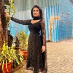 Garima Parihar Instagram - 🖤 . . #ootd #photoshoot #picoftheday #photo #instagood #instagram #instadaily #style Mumbai, Maharashtra