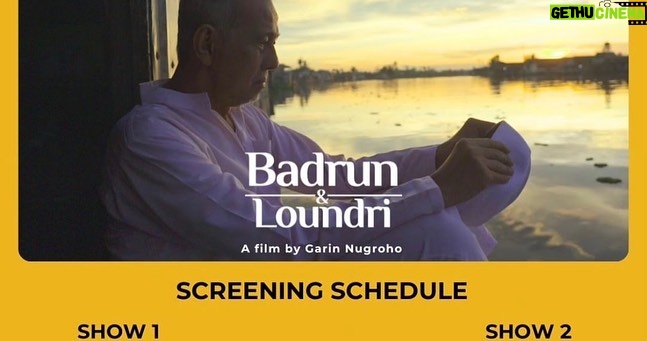 Garin Nugroho Instagram - Saksikan kisah unik film cerita “ Badrun dan Loundry “ ( JAFF 30 dan 1 Des ) . Film produksi 7 hari hasil workshop directing, kamera dan akting di banjarmasin, kolaborasi komunitas Banjarmasin , Jogja Film Academy, Garin Workshop dan Klik Film . Ikuti kisah unik lewat akting Arswendy, Shenina, Erick Estrada dan aktor aktris Banjarmasin @jaffjogja @arswendybeningswara @erickestradaindonesia @shenacinnamon @andhypulung @timobros @ruangbasbeth @inefebriyanti @laurabas @ifa_isfansyah @forumsineasbanua @adedae @ajengajeng @madanifilmfest @shoosugar @vivianidris @charliemeliala @angginoen @ajishdibyo