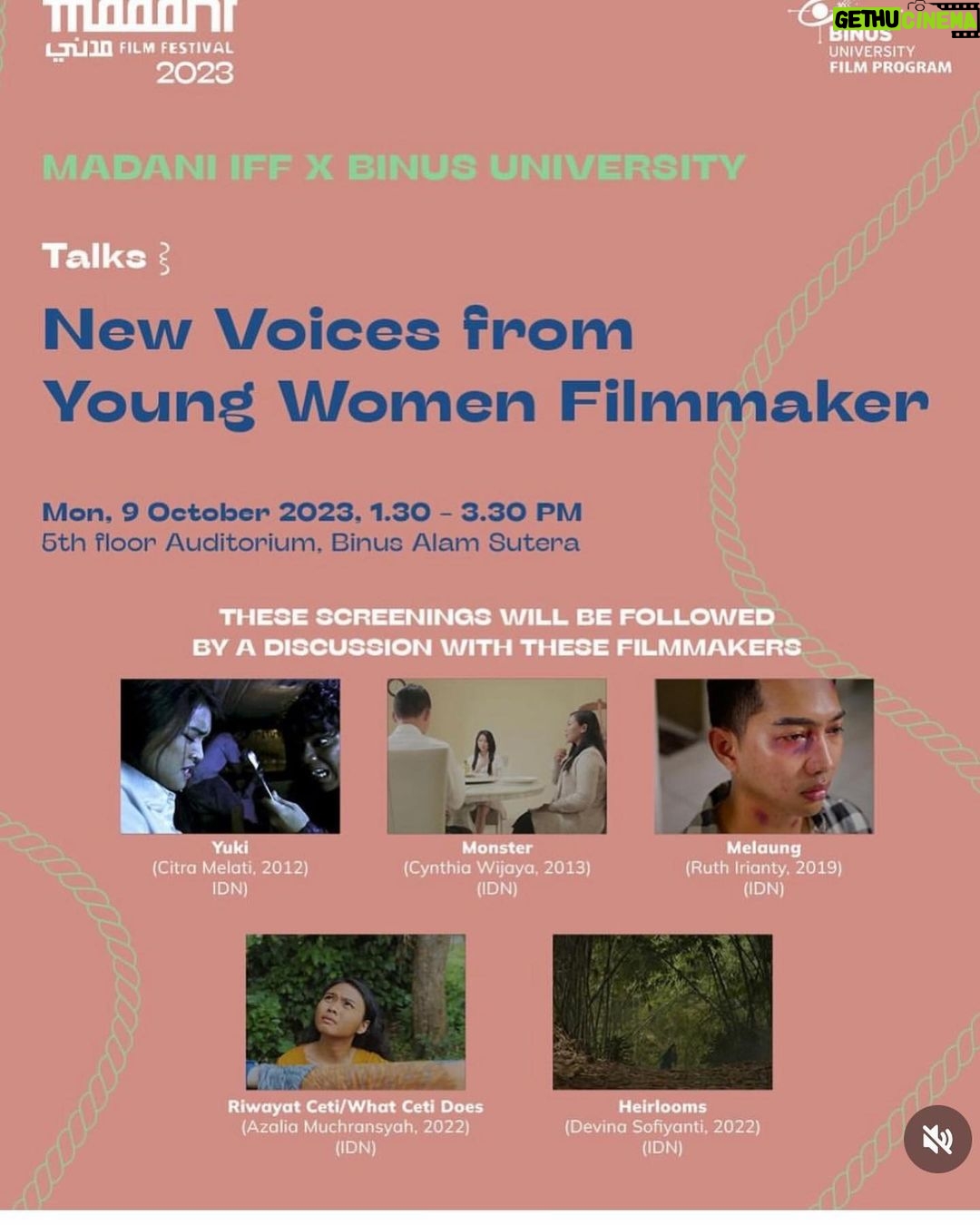 Garin Nugroho Instagram - Yuk ikuti ruang diskusi seru di “ Madani int film fest “ @madanifilmfest @jakartscouncil @jakartafilmweek @jaffjogja