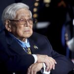 Gary Sinise Instagram - America has lost a great American hero. 97 year old Korean War veteran,Medal of Honor recipient Hiroshi "Hershey" Miyamura. My heart goes out to Hershey's family. Sir, it was a great honor to know you. Thank you for your amazing service to our country. R.I.P. my friend. God bless