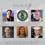 Gary Sinise Instagram - Today we remember HM2 Bailey Tucker, HM1 Sarah Burns, AWS1 James Buriak, Lt. Paul Fridley and Lt. Bradley Foster. Killed one year ago when their helicopter Loosefoot 616 crashed off the coast of San Diego. #neverforgotten