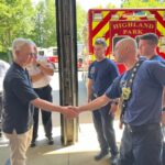 Gary Sinise Instagram - Made a special trip today to visit the Police, Fire and Dispatcher Departments in my hometown of Highland Park, Illinois. Was honored to support the PD with our @garysinisefoundation Serving Heroes program. My heart goes out to all the brave first responders serving there and to all the victims and families effected by the terrible shooting on July 4th.