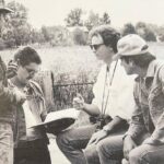 Gary Sinise Instagram - My first film as director. Miles From Home Released 35 years ago last week, September 16, 1988 (L to R) Actor Kevin Anderson, write Chris Gerolmo, me, Richard Gere