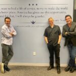 Gary Sinise Instagram - Great to see pals, Dennis Miller and Dean Cain at the Gary Sinise Foundation office before we pack up and head to Tennessee. Thank you both for your continued support of our nation’s heroes and their families through our mission at GSF. Los Angeles, California
