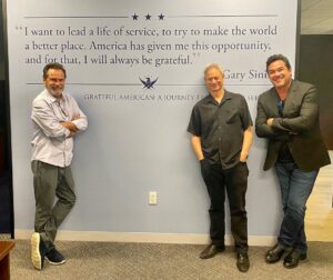 Gary Sinise Instagram - Great to see pals, Dennis Miller and Dean Cain at the Gary Sinise Foundation office before we pack up and head to Tennessee. Thank you both for your continued support of our nation’s heroes and their families through our mission at GSF.
