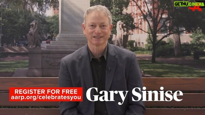 Gary Sinise Instagram - I hope you’ll join me together with @aarp on Thursday, March 24 at 8 p.m. for a special screening of “Forrest Gump” as a part of AARP Celebrates You! Register for the FREE event and learn more: https://celebratesyou.aarp.org/ Los Angeles, California