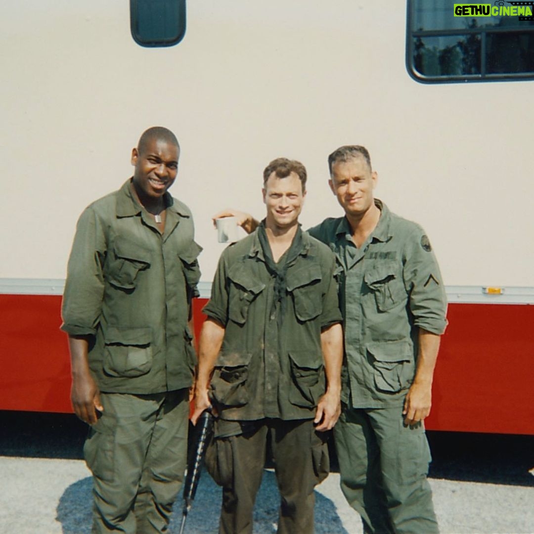 Gary Sinise - 38.1K Likes - I found these great behind the scenes photos from Forrest Gump that I thought I’d share with you all. Such great memories.