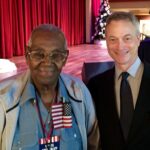 Gary Sinise Instagram – An American hero passed away this morning. Lawrence Brooks, the oldest living WWII veteran at 112 years old.
Here we are at National WWII Museum in New Orleans when he was 106 years old. He certainly had an incredible long life. 
God bless you sir. An honor to know you.
Rest In Peace #greatestgeneration