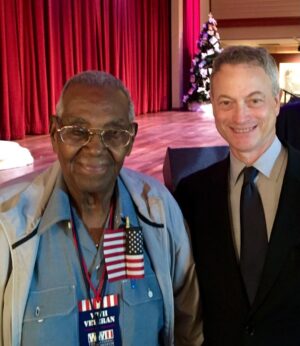 Gary Sinise Instagram - An American hero passed away this morning. Lawrence Brooks, the oldest living WWII veteran at 112 years old.
Here we are at National WWII Museum in New Orleans when he was 106 years old. He certainly had an incredible long life. 
God bless you sir. An honor to know you.
Rest In Peace #greatestgeneration