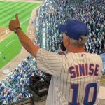 Gary Sinise Instagram - Now that was fun! 😁 Let’s go @cubs! Wrigley Field