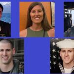 Gary Sinise Instagram - Today is the two year anniversary of the MH-60S Seahawk helicopter (known as Loosefoot 616) crashing off the coast of San Diego. The crew members are, from top left: Lt. Bradley A. Foster, pilot; Hospital Corpsman 2nd Class Sarah F. Burns; and Lt. Paul R. Fridley, pilot. And, from bottom left: Naval Air Crewman (Helicopter) 2nd Class James P. Buriak and Hospital Corpsman 3rd Class Bailey J. Tucker. (Navy) God bless them and their families.