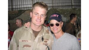 Gary Sinise Instagram - 20 years ago, in June of 2003, I made my first-large scale USO tour to Iraq in support of our nation’s service members.
 
On the day we departed from Washington DC aboard a Northwest Airlines 747, I had no idea the impact it would have on my life. This trip, where I was fortunate to visit with troops stationed at Camp Udari, Camp Doha, Camp Sayliyah, and in and around Baghdad, was the first of over 100 USO tours overseas and across the country that I would make in the coming years. It was a landmark moment in my journey from self to service, playing a pivotal role in the creation of the Gary Sinise Foundation. 
 
20 years later, I am truly a Grateful American.