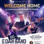 Gary Sinise Instagram - Hey there, all @rollingtoremember Veterans and our patriotic folks in the DC area during Memorial Day Weekend, please join me May 26th for a free “Welcome Home” Concert Celebration of our Vietnam Veterans at Constitution Hall with my pal Joe Mantegna as our Master of Ceremonies and I’ll be rockin’ out with my LT Dan Band. Check my bio link for tickets and come on out to salute our Vietnam Veterans.