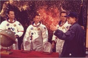 Gary Sinise Instagram - Today marks the 53rd anniversary of the launch of the Apollo 13 mission to the moon. Ron Howard directed the 1995 film and I had the good fortune to play astronaut TK (Ken) Mattingly along with a wonderful cast. Here are some behind-the-scenes photos from the making of the movie, including some of our fun at Space Camp in Huntsville Alabama. Great memories I’ll cherish forever, and remembering the great Bill Paxton. I hope you enjoy!