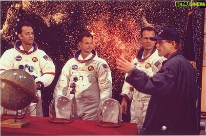 Gary Sinise Instagram - Today marks the 53rd anniversary of the launch of the Apollo 13 mission to the moon. Ron Howard directed the 1995 film and I had the good fortune to play astronaut TK (Ken) Mattingly along with a wonderful cast. Here are some behind-the-scenes photos from the making of the movie, including some of our fun at Space Camp in Huntsville Alabama. Great memories I’ll cherish forever, and remembering the great Bill Paxton. I hope you enjoy!