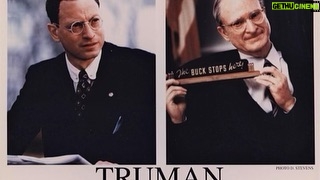 Gary Sinise Instagram - Today marks the 28th anniversary of the premiere of the HBO miniseries, Truman, based on an adaptation of David McCullough's Pulitzer Prize-winning biography. It was one of the great challenges of my life and one of the great acting moments of my life.
