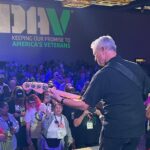 Gary Sinise Instagram - Had a great time performing for some of the newest members of our military at the US Coast Guard Academy, Aug 6th! And last night, rocking out for our wounded heroes at the Disabled American Veterans Convention in Atlantic City on National Purple Heart Day! This is our 18th time playing for the DAV since our first concert in Las Vegas in 2005. My first convention was in 1994, 29 years ago, when I was proud to receive their National Commanders Award. I am honored to play once again for our wounded heroes and their families.