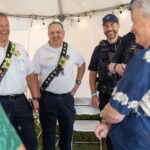 Gary Sinise Instagram - Honored to meet with members of the Highland Park Police and Fire Departments before our Gary Sinise Foundation Concert for Highland Park on July 4. The band rocked and it was so nice to see folks enjoying themselves on what was a difficult one year anniversary for my hometown. #highlandparkstrong