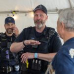 Gary Sinise Instagram - Honored to meet with members of the Highland Park Police and Fire Departments before our Gary Sinise Foundation Concert for Highland Park on July 4. The band rocked and it was so nice to see folks enjoying themselves on what was a difficult one year anniversary for my hometown. #highlandparkstrong