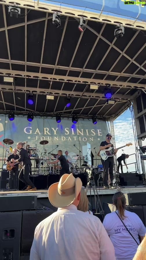 Gary Sinise - 4.8K Likes - Honored to play for the veterans, active-duty military, and first responders of Franklin, TN!