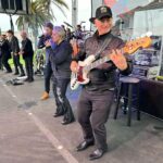 Gary Sinise Instagram - Played for the Coast Guard at Base Los Angeles/Long Beach in San Pedro yesterday. Was a bit rainy and sending a big shout out and thank you to all the Coasties and families who came out to see us. And a few extra bonuses with the big ships cruising by as we played. San Pedro, California