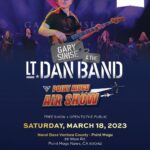 Gary Sinise Instagram - Hey Everybody, Gary & the Lt. Dan Band will be performing in Southern California near Naval Base Ventura at Point Mugu, March 18. Come on out to see the Blue Angels fly and the Lt. Dan Band rock the base! It’s open to the public and free!! Hope to see you there!