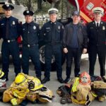 Gary Sinise Instagram - Stopped by LA Station 144 today to say hello and and thank these awesome firefighters. They were getting ready for their inspection. I am sure they passed with flying colors. Thanks for the cup of coffee guys.