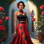 Gayathrie Instagram – Mythical Gayathrie in an Intricate Red Outfit @gayathrieshankar #gayathrieshankar #gayathrieshankarfan #vikrammovie #leomovie #DigitalArt #trishakrishnan #trishakrishnanfans #TamannaBhatia #nayanthara #ladysuperstarnayanthara #nayan #jawaan #samantharuthprabhu #kajalagarwal #deepika_padukone #trishakrishnan #meenasagar #priyankamohan #vanibhojan #priyabhavanishankar #tamannahbhatia #kollywood #mollywood #tollywood #indianactresses #indianwoman #indianbeauty 
Disclaimer: This digital artwork depicts a fictional scene with Gayathrie an Intricate Red Outfit. It is a creative representation and not a photograph of the actual celebrity