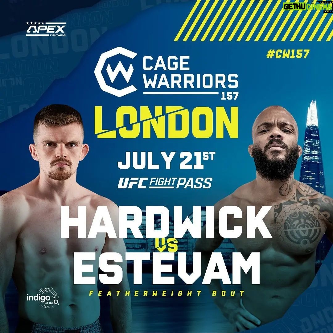George Hardwick - 2.2K Likes - @harryhardwickmma back in the @cagewarriors octagon on July 21st. Hardwicks gonna remain Undefeated in London