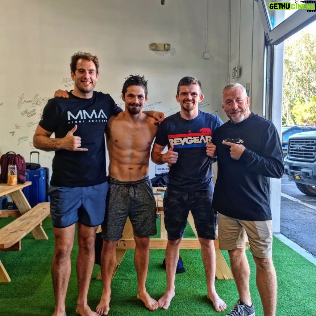 George Hardwick Instagram - What an incredible 2 weeks of training at @mmafightacademy with coaches @marc_fiore69 @jakebjitsu @chriscarley64 Blessed for this opportunity to learn under such great fighting minds. Can't wait to come back to San Diego.... ...Missed parmos like San Diego, California