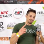 George Hardwick Instagram - FCC were fortunate enough to speak with George Hardwick backstage at FCC:34! George was at FCC to coach his fellow Middlesbrough Fight Academy teammates, Zanyar, Sonny and Joe. All 3 fighters had very entertaining bouts on the night, with two round 1 stoppages and an intense split decisions! In his interview, Hardwick broke down some of the performances, whilst previewing the main event. George also discussed his upcoming fight on Dana White’s Contender Series on August 15th! 📈 “I’ve seized this (DWCS) opportunity, so bang I’m in. Get me to Vegas, and I’ll get the knockout…and get Dana his Parmo” 😂 We at FCC are confident Hardwick gets the finish on August 15th, and Dana gets his Chicken Parmo! 😆🐓 @zanyar_._kamaran @joefieldsmma @sonny_oneill18 @mfagym @tchanu