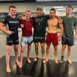 George Hardwick Instagram - Got a top quality session in at @syndicatemma ran by @bigwoodmma702 over in vegas. Top quality rounds. Can't wait to train there again. Funny how @harryhardwickmma and @daveygrantmma 's first round together was 8000+km away from home
