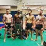 George Hardwick Instagram - Big lads. Bigger wrestles @the_eljaguar @danieljmole @harryhardwickmma