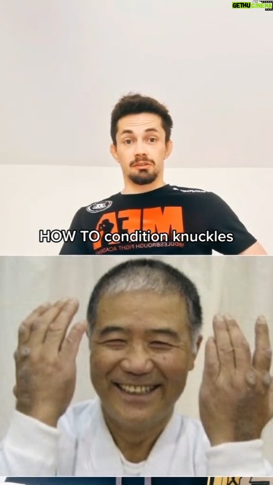 George Hardwick Instagram - Knuckle conditioning? #mma #ufc #boxing #karate #reels