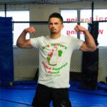 George Hardwick Instagram - We’ve had ALOT of demand for a reprint of the George Pizza tee, and who are we to deny you. 🍕🍕🍕 The first ten orders will receive a FREE signed George Wick A3 poster & £5 from every tee sale will go directly to the Hardwick brothers to support their MMA careers. Link in bio / stories Worldwide shipping available 🌎