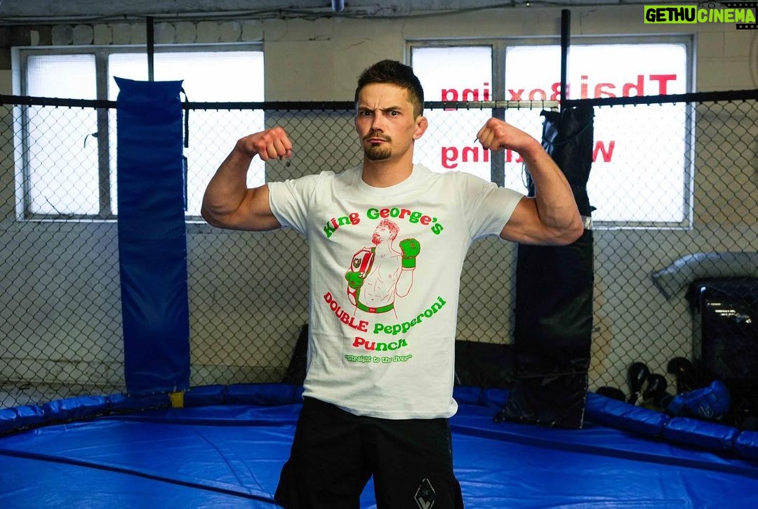 George Hardwick Instagram - We’ve had ALOT of demand for a reprint of the George Pizza tee, and who are we to deny you. 🍕🍕🍕 The first ten orders will receive a FREE signed George Wick A3 poster & £5 from every tee sale will go directly to the Hardwick brothers to support their MMA careers. Link in bio / stories Worldwide shipping available 🌎