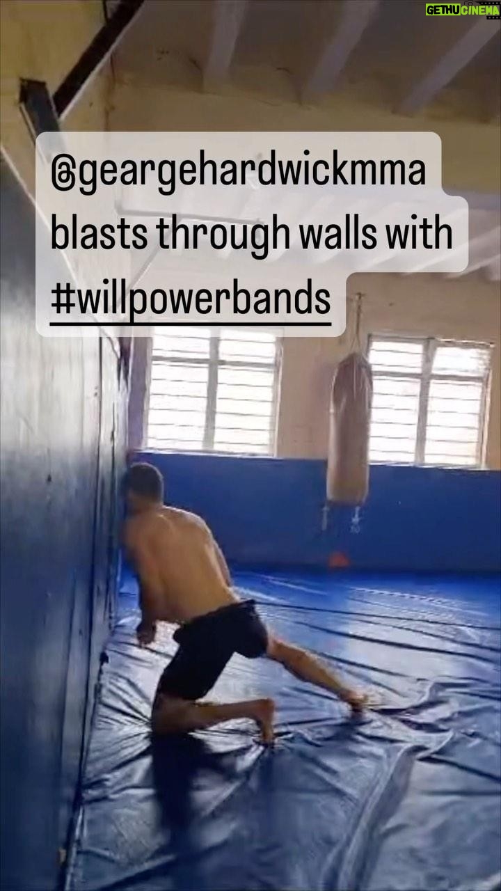 George Hardwick Instagram - 13 days out to the @georgehardwickmma fight on Dana White’s Contender Series. Here he is in fight camp blasting through walls with the Khaos 24. His takedowns are going to feel like a truck hit you. #mma #ufc