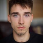 George Robinson Instagram - new headshot for doing stuff... thanks to @littletitan. Year 1 of #vanessahaineslongstoryseries