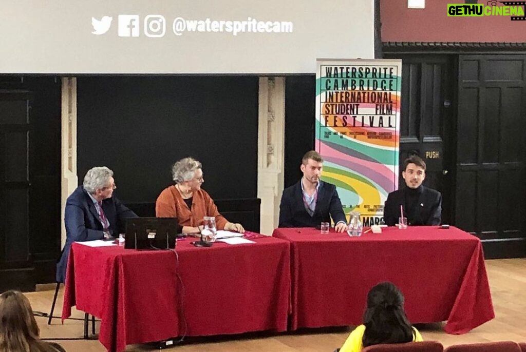 George Robinson Instagram - Was fantastic to be invited onto this panel by @waterspritecam to discuss disability in film and tv this week. If you look closely you will see a magical colour changing straw