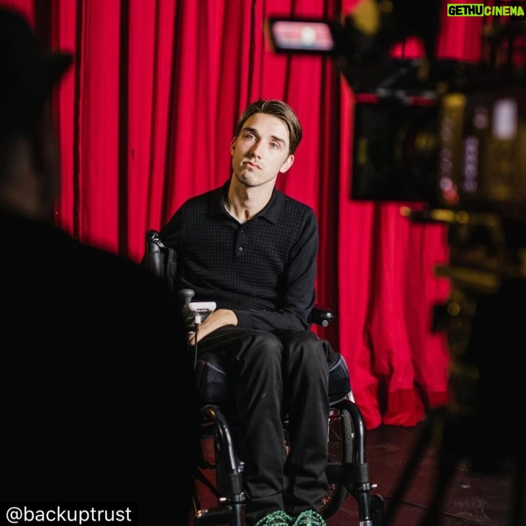 George Robinson Instagram - I am much much happier to be involved in this than I look! ——————————————— #repost from @backuptrust We’re pleased to announce that we’re making a film starring @Georgerossrobinson! The Sex Education star's story will be told in the first of a series of short films that challenge perceptions of what is possible with a disability, and educate the viewer about life with a spinal cord injury. George speaks with us about his injury, how it transformed his life, and how Back Up was there to support him and his loved ones. Keep an eye out on our account for regular updates - if you enjoyed Rising Phoenix on Netflix this is not something you'd want to miss! Special thanks to @Visaramedia for producing this project, and @Directdigitalhq for sponsoring film equipment. 📸 @Clairemorrisphotography