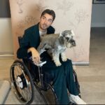 George Robinson Instagram - happy international wheelchair day ft. Jim i’m fully aware that it was 2 days ago but it’s not like I’ve suddenly stopped needing one, so it’s still valid