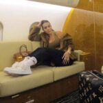 Georgina Rodríguez Instagram – @alo 🌃🛫🌚💙 #ad