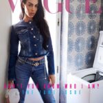Georgina Rodríguez Instagram - My first double cover for Vogue ❤️ Editor in Chief: @sofia.slucas Cover Art Direction: @jsantanagq Photography: @branislavsimoncik Styling: @karlagruszecka Model: @georginagio Hair: @serpiente.es Makeup: @fer.martinez.mk with @armanibeauty products Production: @carolinadcnunes Photography assistant: @branislavsimoncik Special thanks to @angelsproject @guess Lisbon, Portugal