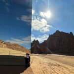 Georgina Rodríguez Instagram - Nunca deja de sorprenderme el cielo con su belleza. Gracias universo por regalarme tantas estrellas fugaces este viaje. 🌌🌠✨⭐️💛💝 AlUla, Saudi Arabia