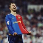Gerard Piqué Instagram - 11 anys d’un dia èpic 🔵🔴 #forçabarça Estadio Santiago Bernabéu