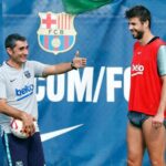 Gerard Piqué Instagram - Te vas dejando al equipo líder y ganando 2 Ligas en 2 años. Fue un honor trabajar a tus órdenes y espero que te vaya todo genial. Siempre es un placer cruzarse en la vida a personas como tú. Un fuerte abrazo míster.