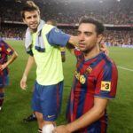 Gerard Piqué Instagram - Xavi, ha estat un plaer compartir vestidor tots aquests anys amb tu! Un orgull poder dir que he jugat al teu costat. Crack dins i fora del camp! Molta sort en el futur. Segur que ens veurem aviat.